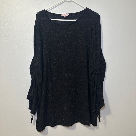 Juicy Couture Tops - Juicy Couture Black Sparkle Blouse